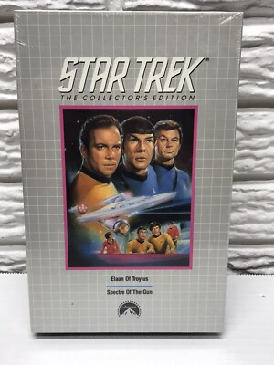 FACTORY SEALED Star Trek CBS The Collectors Edition VHS Double Episode Tape