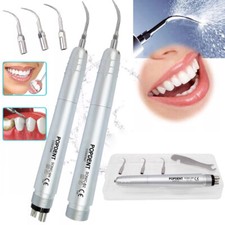 New Dental Ultrasonic Air Perio Scaler Handpiece Hygienist 2 & 4-Holes 3 Tips