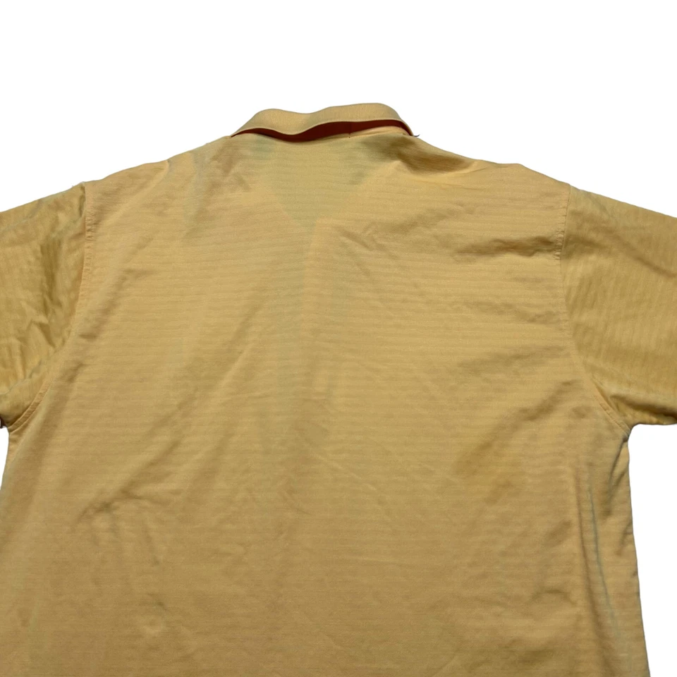 Fairway & Greene Polo Shirt Mens XL Golf Performance Yellow Short Sleeve Casual - Image 4 of 4