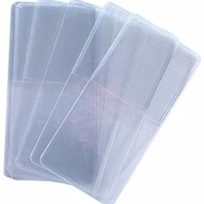 Clear 2" x 2" Unplasticized Coin Flips, Safe for Long Term Storage, 25 Pack