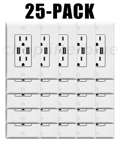 Steckdose Aufkleber 25er-Pack USB Streich gefälschter Witz lustig maßgeschneidert HQ Aufkleber