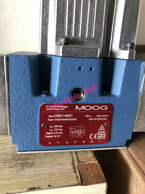 D661-4651 G35JOAA6VSX2HA MOOG SERVO VALVE NEW FedEx or DHL | eBay