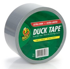 Extra Wide Duck Tape Brand Duct Tape- Silver,  675586 2.83in x 60yd.