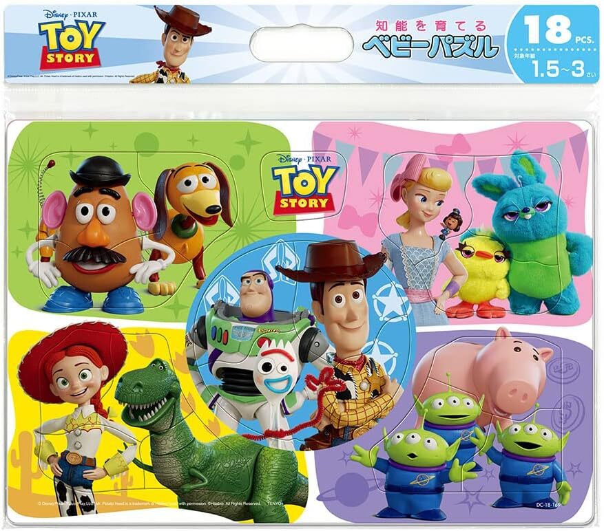 Tenyo Children's Puzzle Toy Friends (Toy Story) 18 Piece
