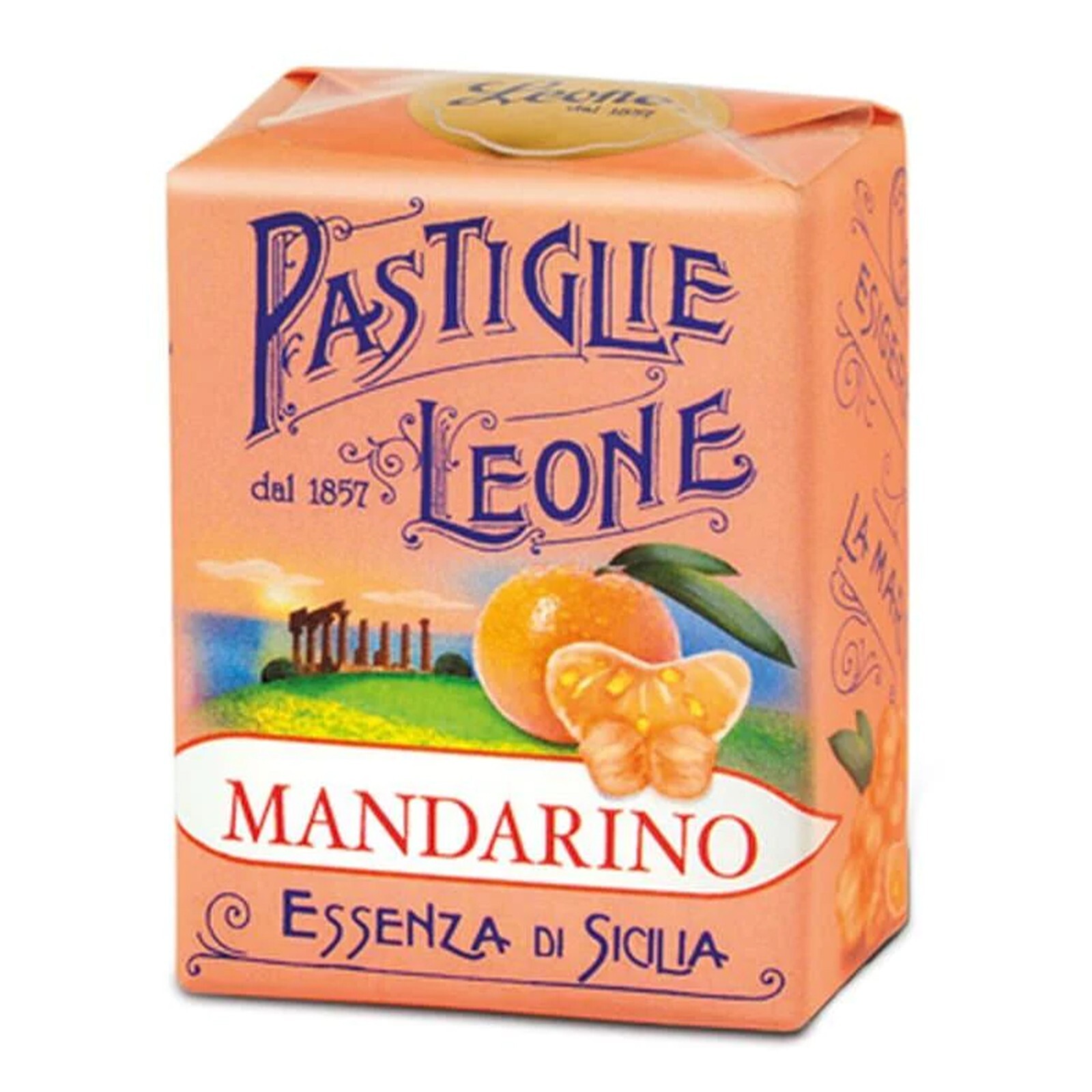 Pastiglie Leone Le Originali Gusto Mandarino Scatolina da 30 grammi