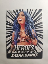 Sasha Banks 2023 Leaf Heroes of Wrestling #B-8