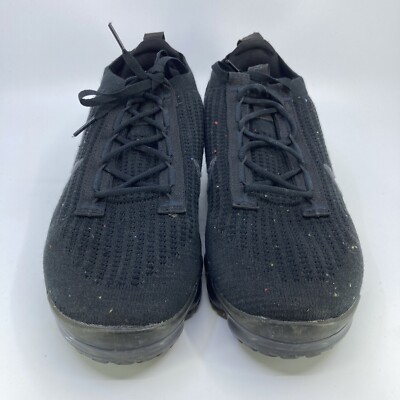 Nike Air VaporMax Flyknit 2021 Men's Size 10 US Black DH4084-001 Athletic Shoes