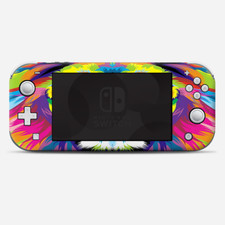 Skins Decals wrap for Nintendo Switch Lite - Colorful Lion Abstract Paint