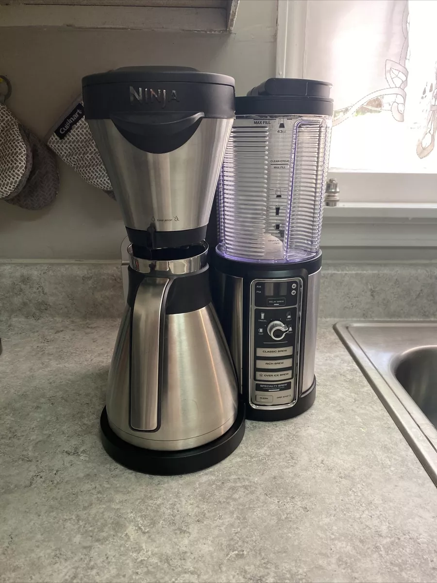 Ninja Coffee Bar Maker Auto IQ Stainless Thermal Carafe CF086-69 Manual  Clean!