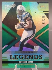 2022 Panini Prestige Living Legends Green ANTONIO GATES #LL-7 Chargers 191/249