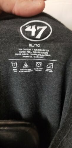 T-shirt Houston Rockets NBA grigio scuro basket adulto taglia XL marca '47 Perù - Foto 3 di 5