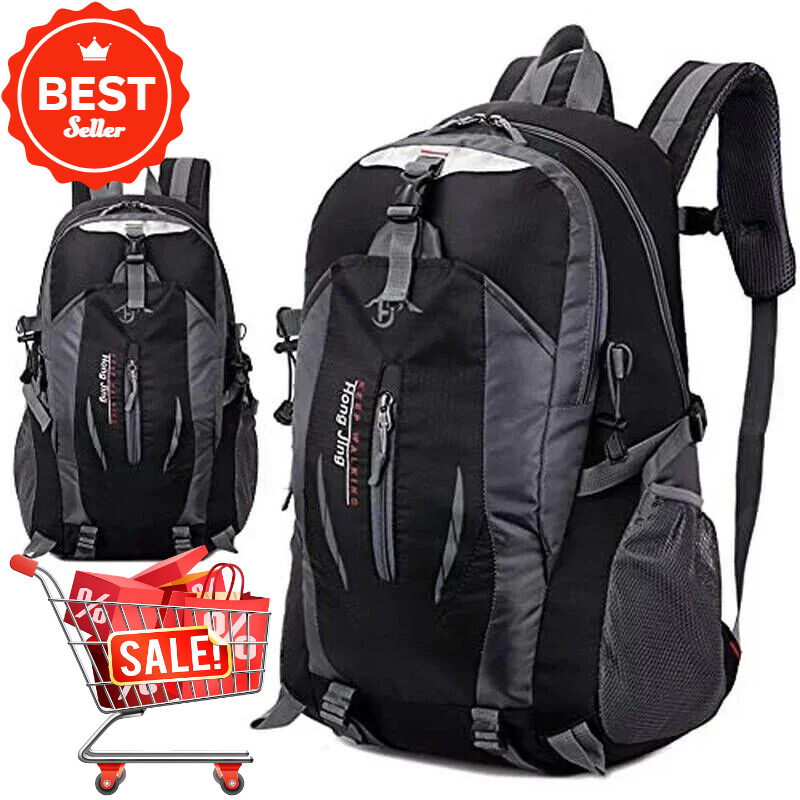 Hiking Backpack 40L Lightweight Waterproof Sport Outdoor Travel Mountain Bags-image