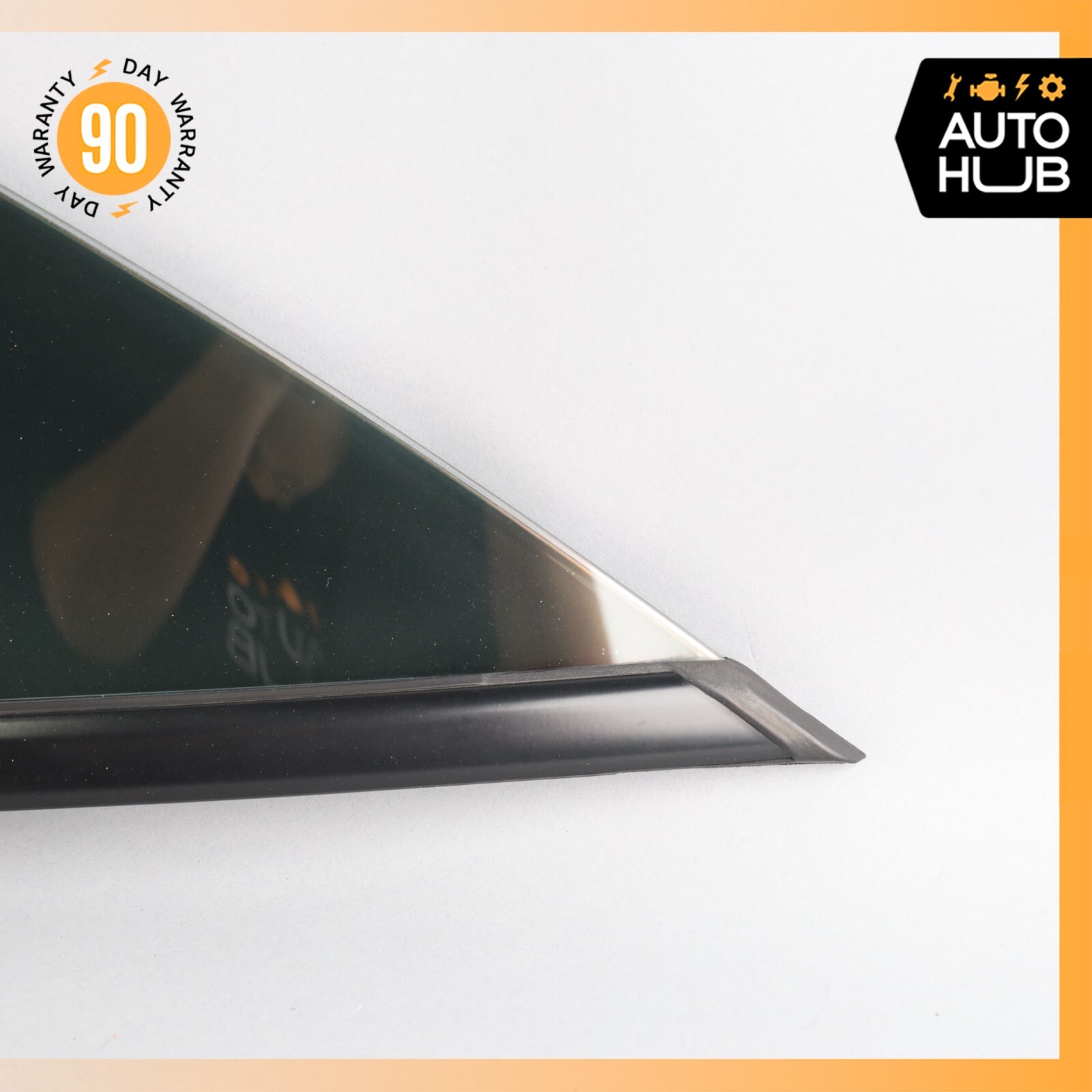 03-10 Bentley Continental GT Front Left Side Door Vent Window Glass OEM 73k