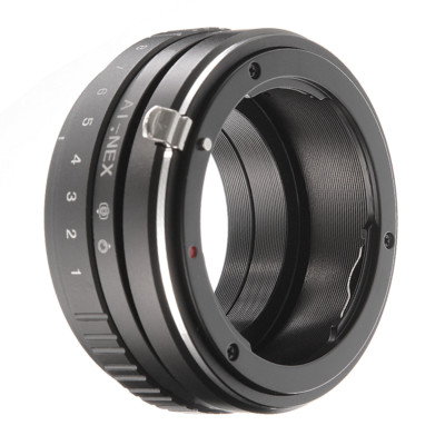 Neigungsadapter für Nikon AI F-Mount-Objektiv für Sony E A7 A7II A7R A6300 A6500