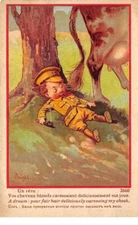 Illustrator - No. 75193 - Right 2660 - A Dream: Your Blonde Hair Caresses