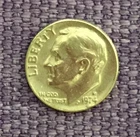1974 D Roosevelt dime, actual nice coin in picture, free S/H
