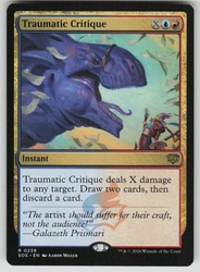 Traumatic Critique 239/444 Secrets of Strixhaven Rare