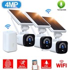 Solar Battery Powered Wireless Security Camera System Outdoor Wifi HDMI Output