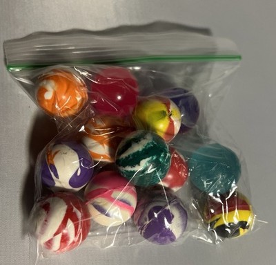 High Bounce Balls Multicolor Rubber Lot Of 13 Ages 3 And Up New