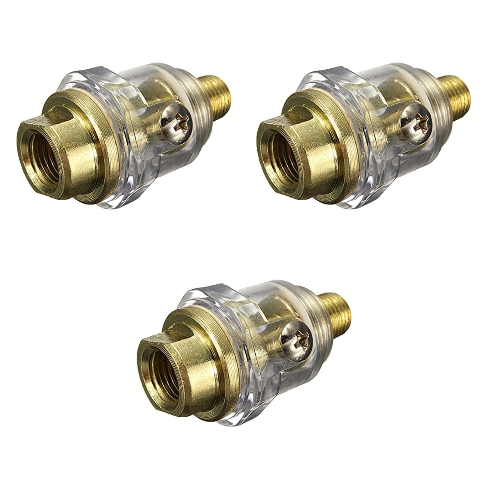 "DOITOOL 1/4"" Mini Oiler Inline Air Tool Lubricator for Pneumatic Tools"