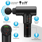New TRAKK Beast Massage Gun Rechargeable Deep Tissue Massager 4 Heads