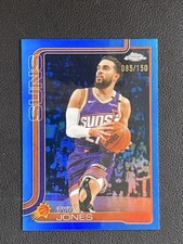 Tyus Jones 2025-26 Topps Chrome Blue Refractor Base /150 #146