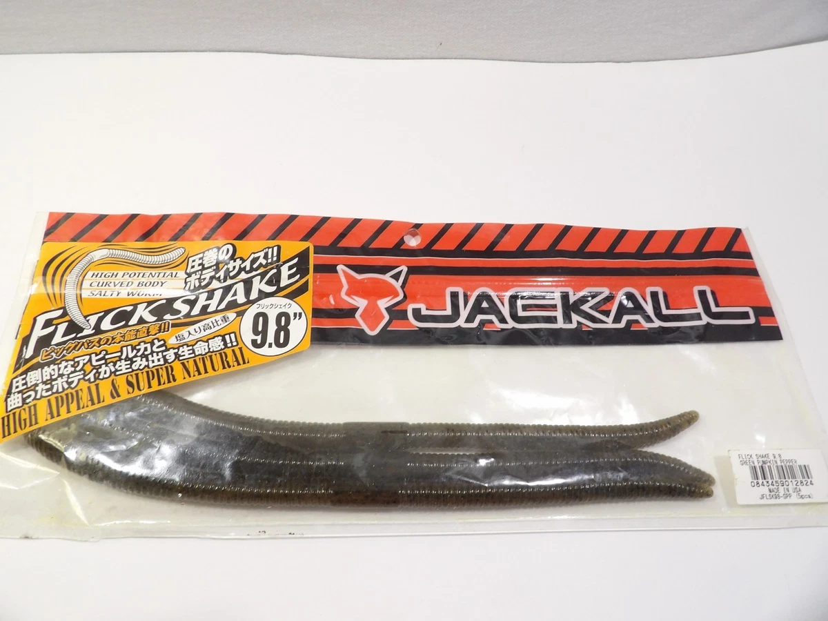 Acquista Jackall Soft Lure Flick Shake 5.8 Inches Green Pumpkin Pepper (4784) a partire da 13 | Joom