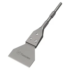 SDS Plus Floor Scraper, TOOVEM 4 Inch Wide Tile Thinset Scaling Chisel, Adhes...