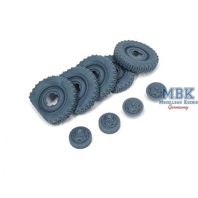 PIMP MY MINIATURES PMM-AFVs35128 VW typ 82E Käfer road wheels flat tires type 2