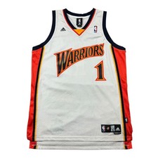 Adidas NBA Golden State Warriors Jersey Men's XL Stephen Jackson 1 We Believe