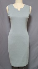 Womens Sweater Dress In Ice Blue, Size Large