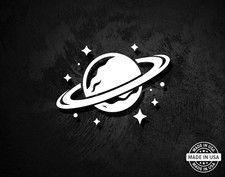 Outer Space / Planet Stars Decal, Vinyl Die Cut Window Sticker, 100% Made In USA