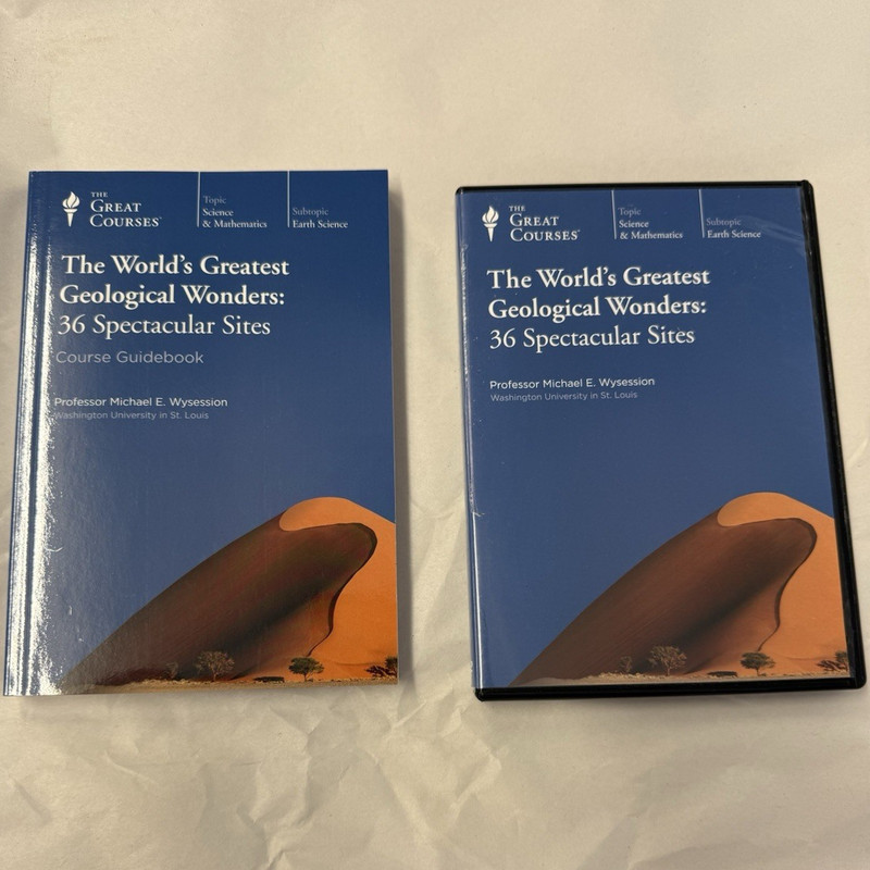 The Great Courses World's Greatest Geological Wonders 36 DVD Set w/ Booklet