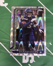 2025 Nick Emmanwori Topps Chrome Raywave Refractor Rookie #348 Seahawks