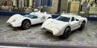 Hot Wheels Redline White Grand Prix Racers - ‘68 Ford J-Car, ‘69 Chapparral 2G