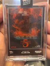 2025 Topps Now Stranger Things STRA-SP01 Image Variation SP “One Last Adventure”