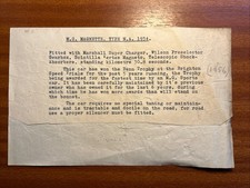 Original Pre-War MG Magnette Type NA (1934) Typed Specification / Sales Sheet