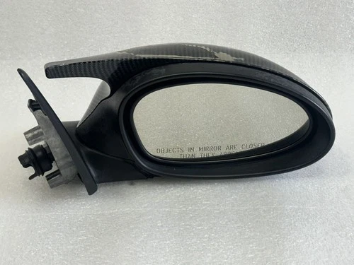 2007 BMW 335i E90 SEDAN RIGHT PASSENGER SIDE VIEW DOOR MIRROR CARBON FIBER
