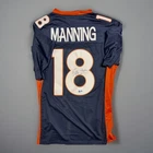 Peyton Manning Denver Broncos Signed Football Jersey with COA autograph