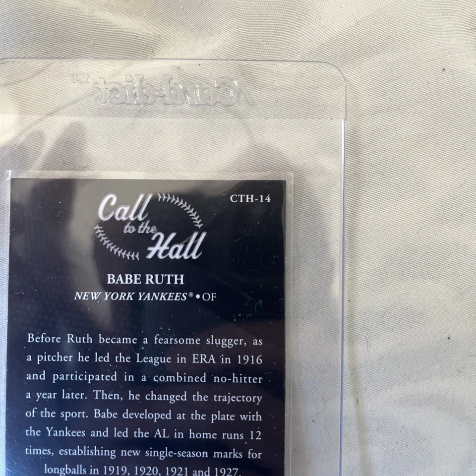 Call To The Hall babe Ruth CTH-14 - Image 3 of 3