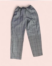 Vintage Plaid Trousers S: Small/P