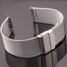 20MM Milanese Mesh Watch Band 316L Stainless Steel Watch Bracelet Waterproof NEW