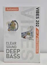 Audiovance Vibes 202 Wired Earbuds HIFI Clear Sound Deep Bass SEALED