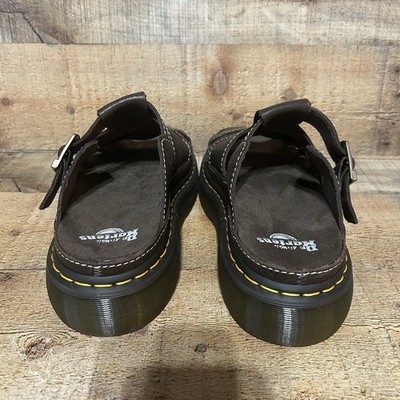 Dr. Doc Martens Maxxy Slide Mens Size 11 Brown Leather Sandal