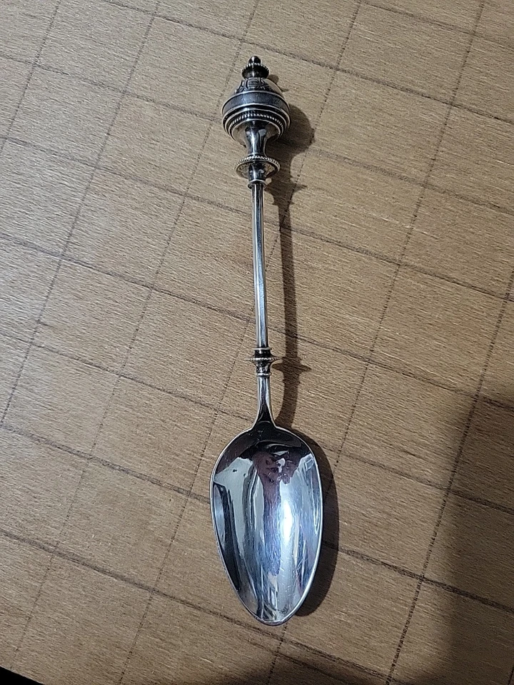 Raro Antiguo Tiffany & Co. American Aesthetic Cuchara de Plata Cuentas Cabeza de Bola, Sujetador  Foto 2 de 4