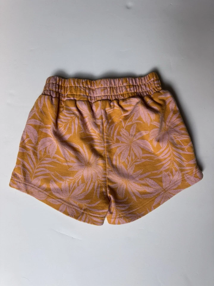 Jessica Simpson Niñas Sudadera con Capucha Amarilla Con Manga Alineada Conjunto de 2 Piezas Pantalones Cortos 2T Foto 4 de 4