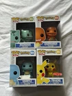 Pokémon Funko Starters Charmander, Bulbasaur, Squirtle, Pikachu Target Exclusive