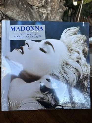 MADONNA TRUE BLUE Sealed 1st Pressing 25442-1 Poster & Hype Sticker