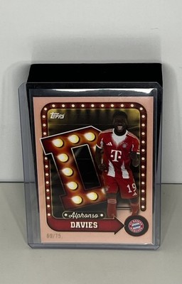 Topps Bayer München Collector Tin  #23 Alphonso Davies /75