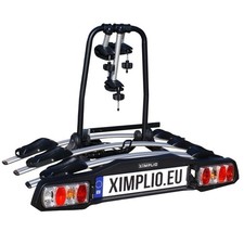 Ventus - Porte-Velos sur Attelage Platforme pour 3 Velos - Rabattable Platforme